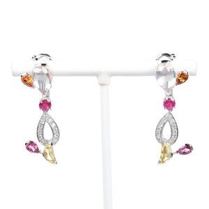 CARTIER Sorbe Piercing K18 white gold/diamond/Multi stone 9.5g Women
